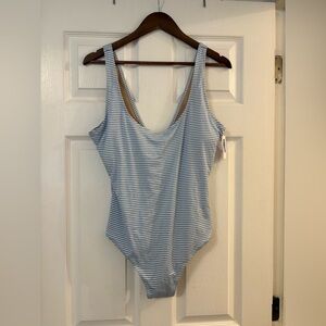 Old Navy Striped One Piece Swimsuit